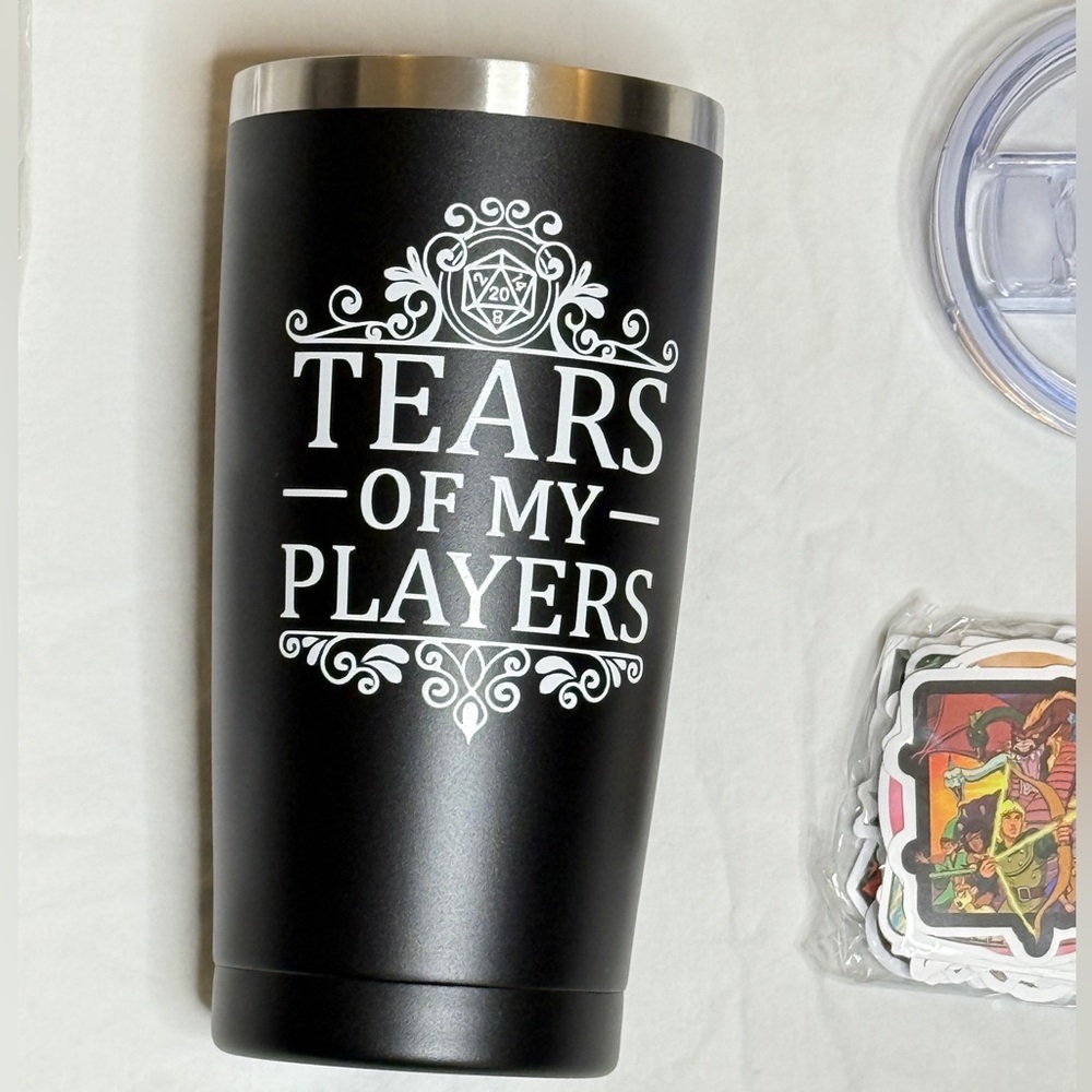 D&D Tumblr Set w/ Stickers